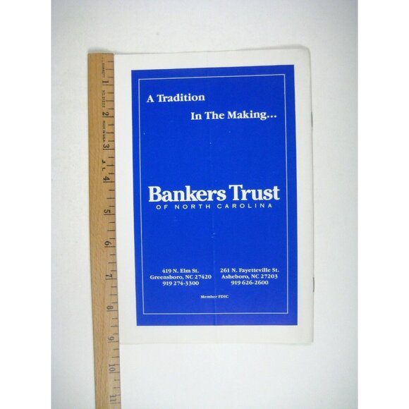 HMS Pinafore Program 1987 Greensboro Opera North Carolina Musical Bergeret - Picture 6 of 6